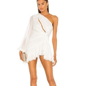 Michael Costello x REVOLVE Sunny Mini Dress in White